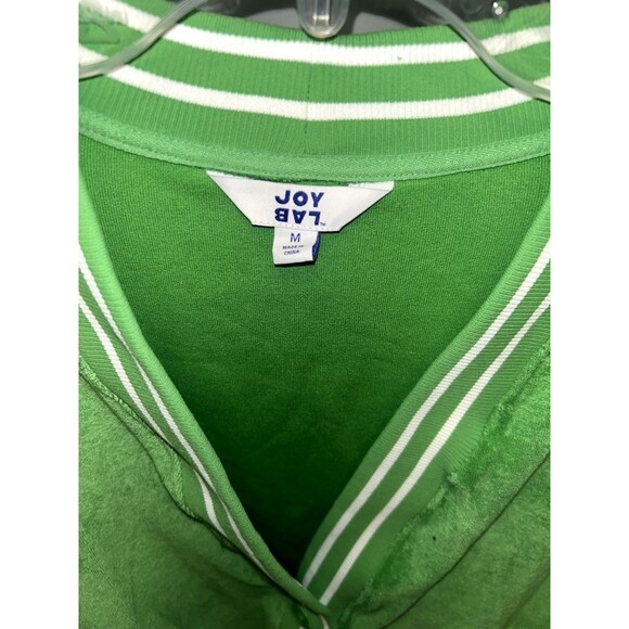 Women's Green + White Joy Lab Cardigan - Size Medium - Picture 4 of 4